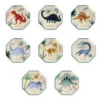 Dinosaur Kingdom Set of 8 Paper Plates By Meri Meri